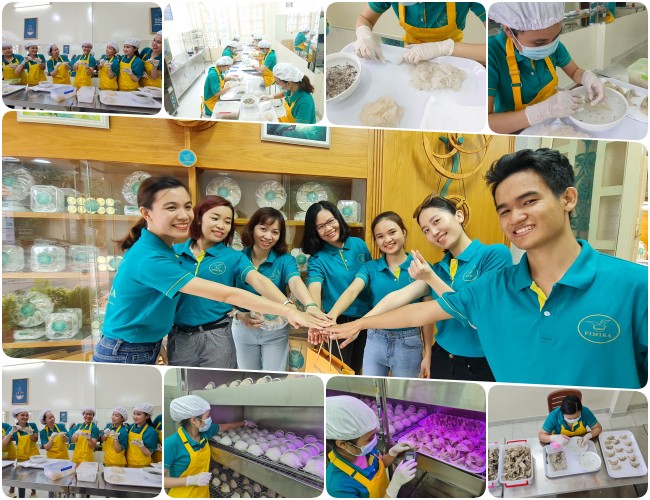 Ảnh quy trình chế biến yến sào tại công ty